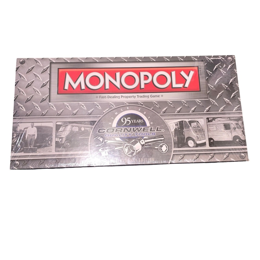 Monopoly‎ Cornwell Quality Tools 95th Anniversary Edition Board Game New Sealed